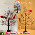Lighted Mini Birch Christmas Tree
