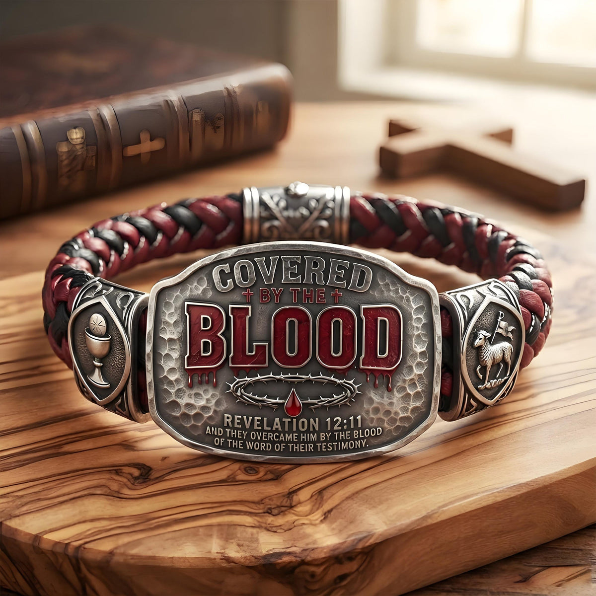 Faith Over Fear Bracelet – Christian Cross Bracelet