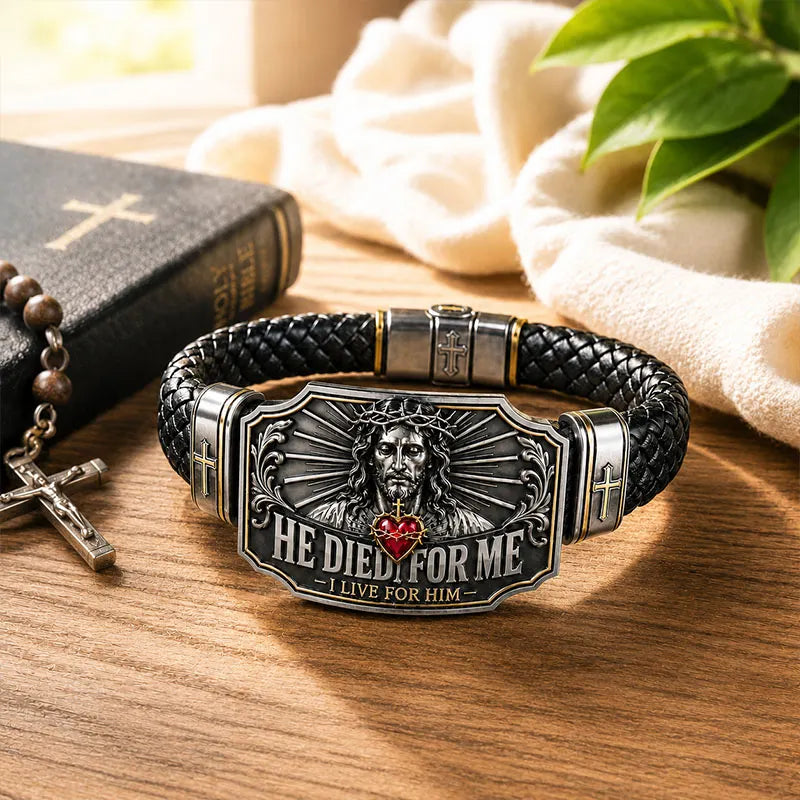 Faith Over Fear Bracelet – Christian Cross Bracelet