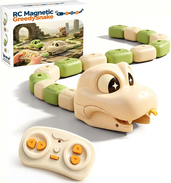 Remote Control Magnetic Snake Feeding Game