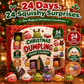 🎅 Christmas Special | 24 Days of Mini Squishies – Cute 2026 Advent Calendar with Daily Dumpling Surprises 🎄