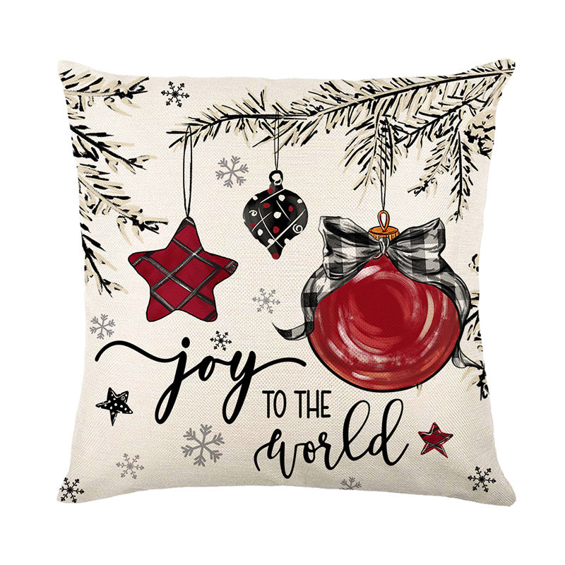 Festive Printed Christmas Cushion Cover