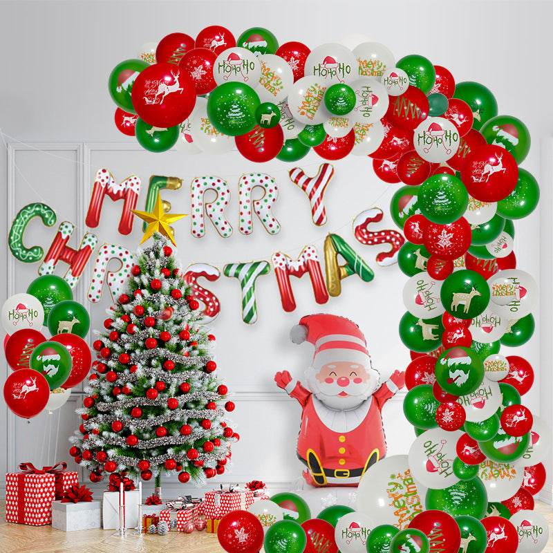 Classic Christmas Balloon Party Set