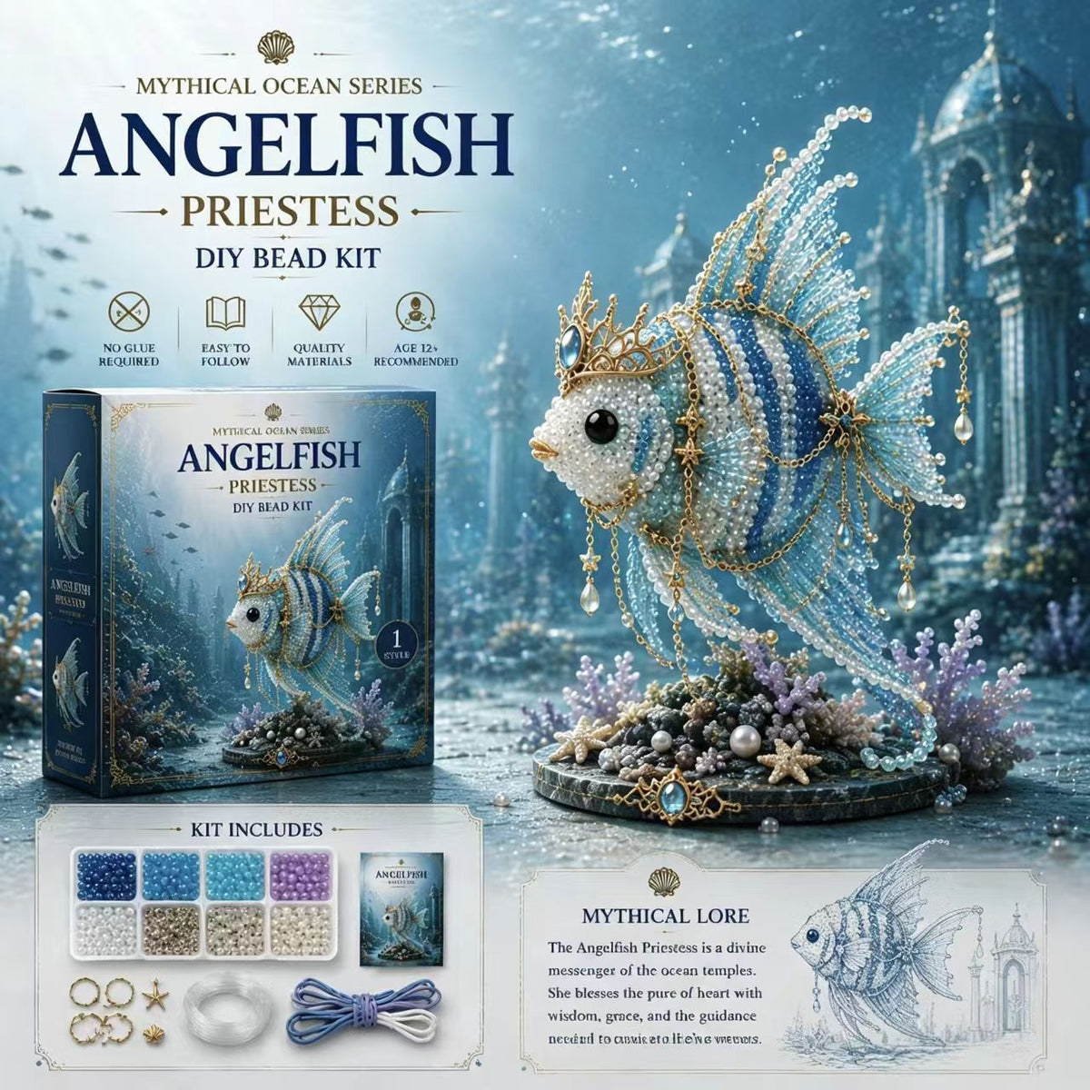 🔥49% Off Last Day🐙Mythical Ocean Beaded Ornament Set