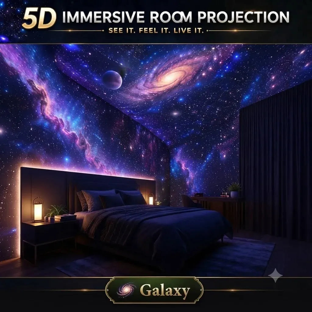 Smart Holographic Ocean & Galaxy & Forest 5D Projector