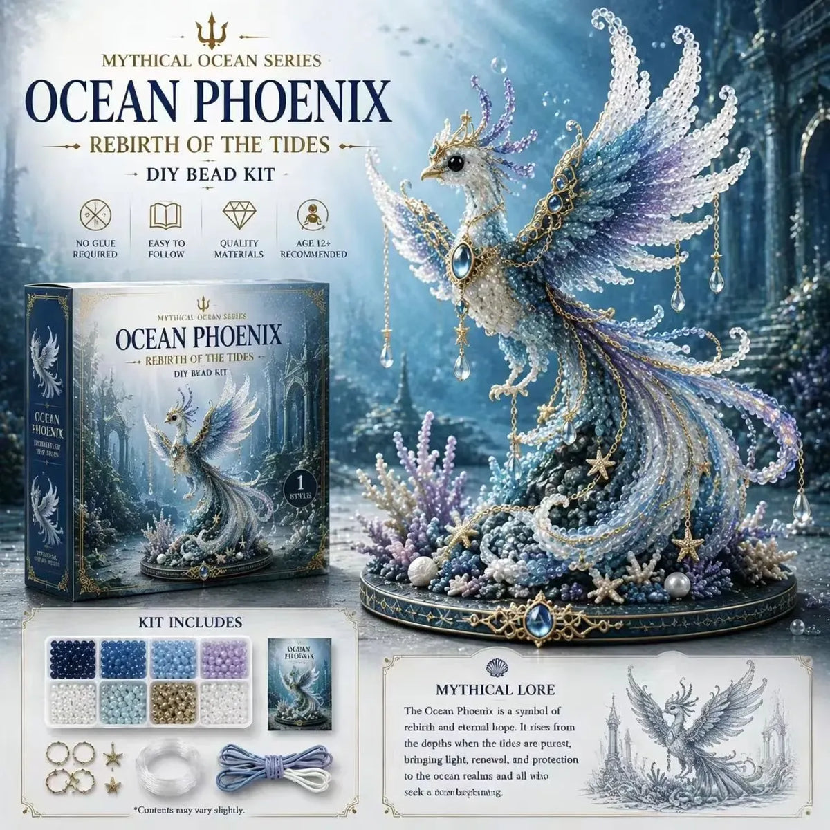🔥49% Off Last Day🐙Mythical Ocean Beaded Ornament Set