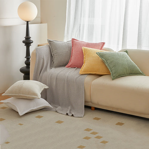 Christmas Green Corduroy Pillow Cover